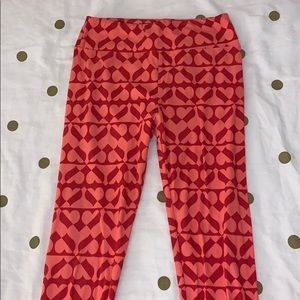 LulaRoe Valentines Heart Leggings